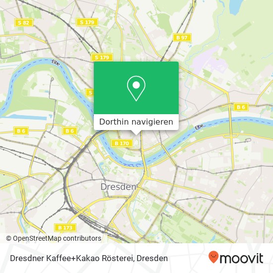 Dresdner Kaffee+Kakao Rösterei Karte