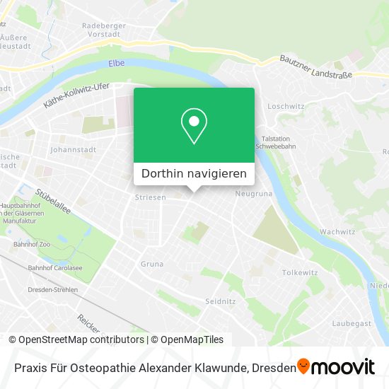 Praxis Für Osteopathie Alexander Klawunde Karte