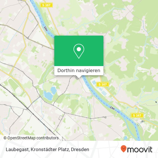 Laubegast, Kronstädter Platz Karte