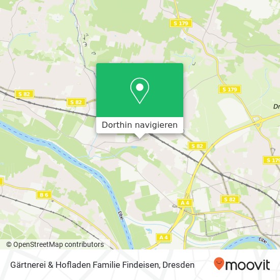 Gärtnerei & Hofladen Familie Findeisen Karte