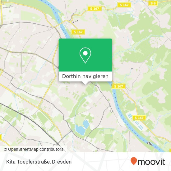 Kita Toeplerstraße Karte