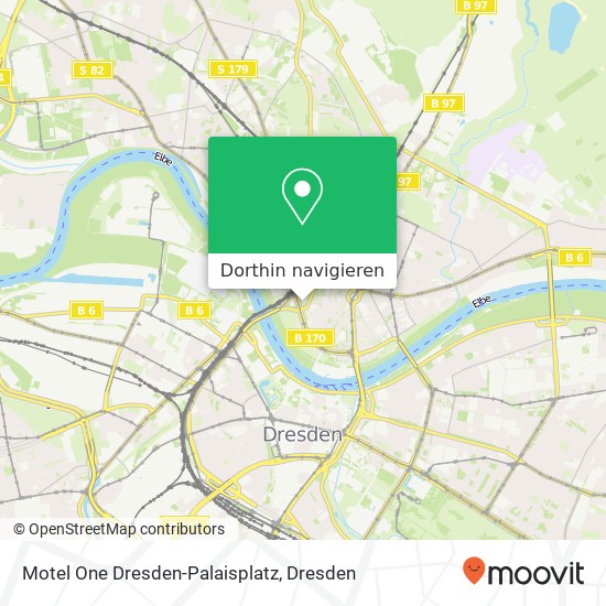 Motel One Dresden-Palaisplatz Karte