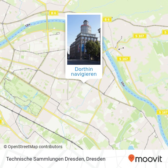 Technische Sammlungen Dresden Karte