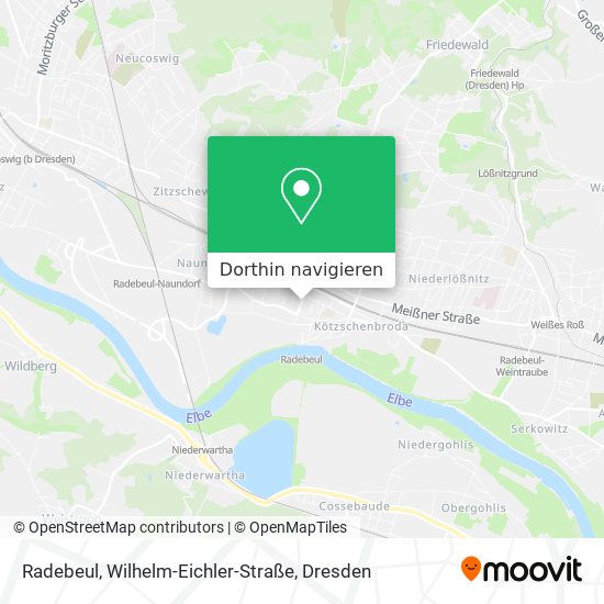 Radebeul, Wilhelm-Eichler-Straße Karte