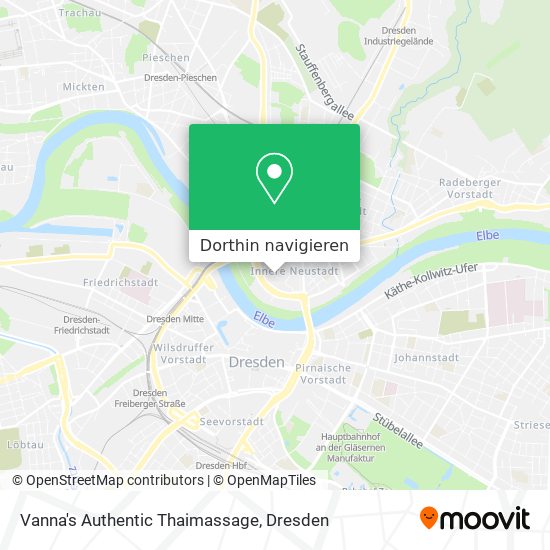 Vanna's Authentic Thaimassage Karte