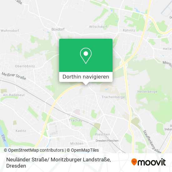 Neuländer Straße/ Moritzburger Landstraße Karte