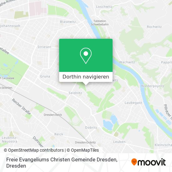 Freie Evangeliums Christen Gemeinde Dresden Karte