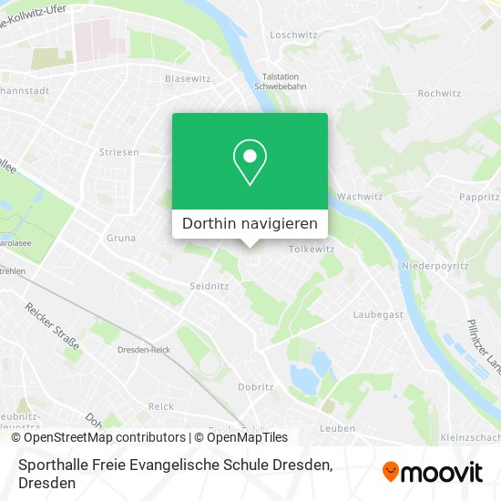 Sporthalle Freie Evangelische Schule Dresden Karte