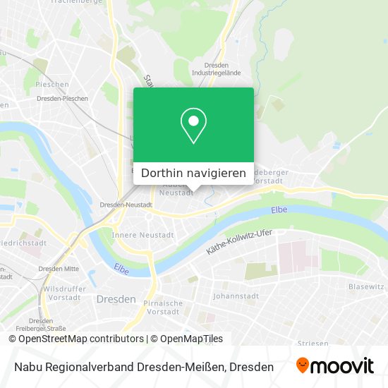 Nabu Regionalverband Dresden-Meißen Karte