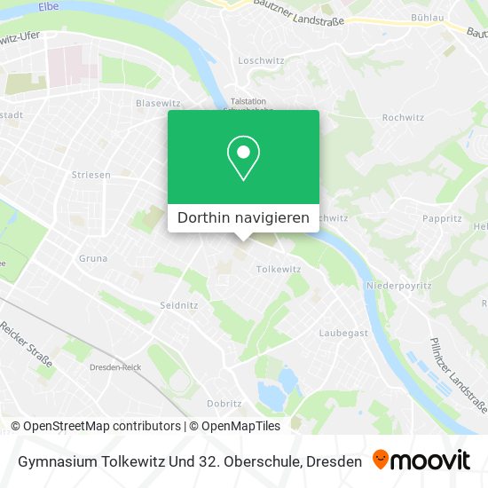 Gymnasium Tolkewitz Und 32. Oberschule Karte
