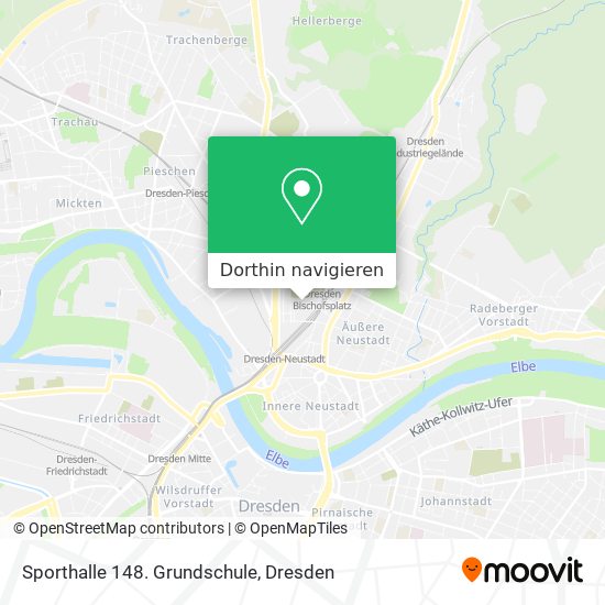 Sporthalle 148. Grundschule Karte