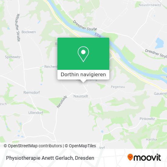 Physiotherapie Anett Gerlach Karte