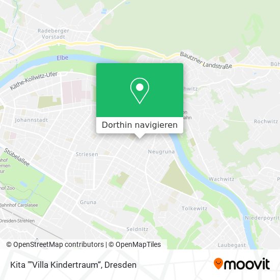 Kita ""Villa Kindertraum“ Karte