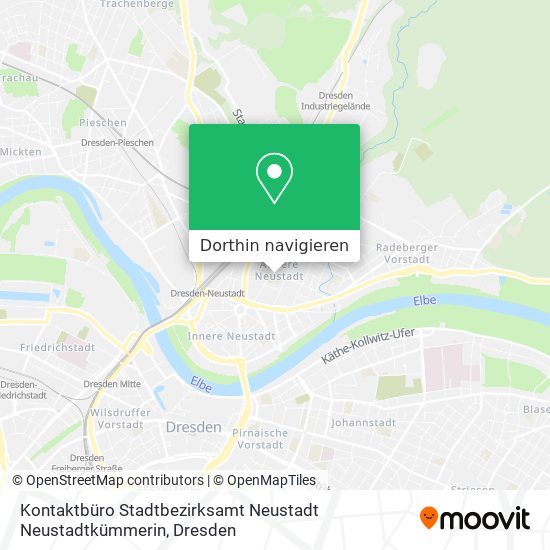 Kontaktbüro Stadtbezirksamt Neustadt Neustadtkümmerin Karte