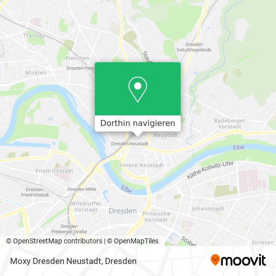 Moxy Dresden Neustadt Karte