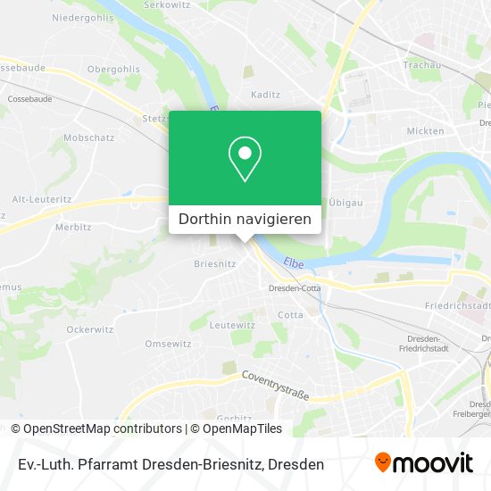 Ev.-Luth. Pfarramt Dresden-Briesnitz Karte