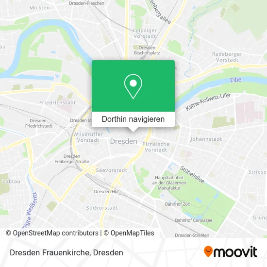Dresden Frauenkirche Karte