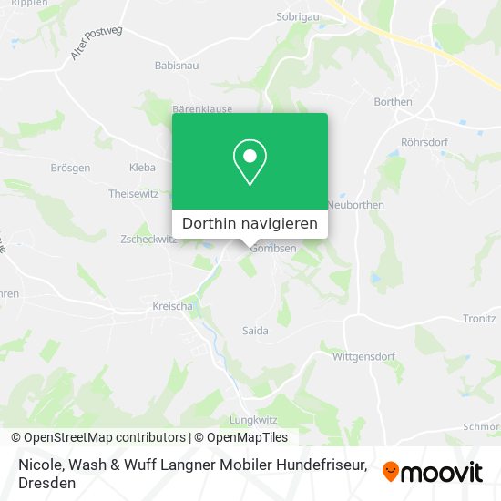 Nicole, Wash & Wuff Langner Mobiler Hundefriseur Karte