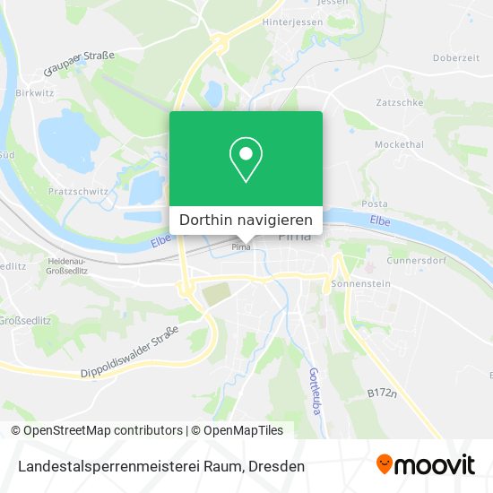 Landestalsperrenmeisterei Raum Karte