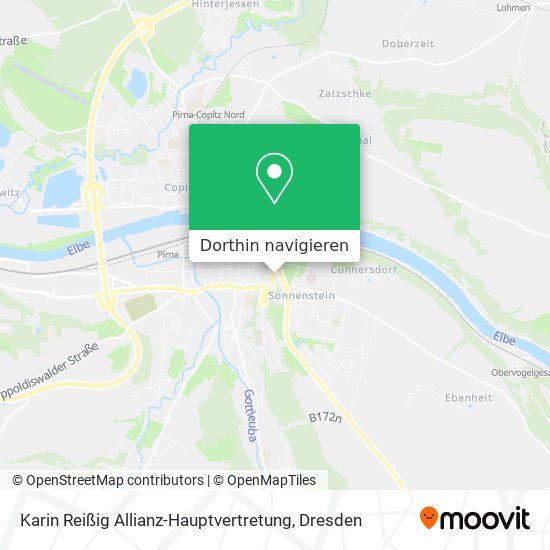 Karin Reißig Allianz-Hauptvertretung Karte