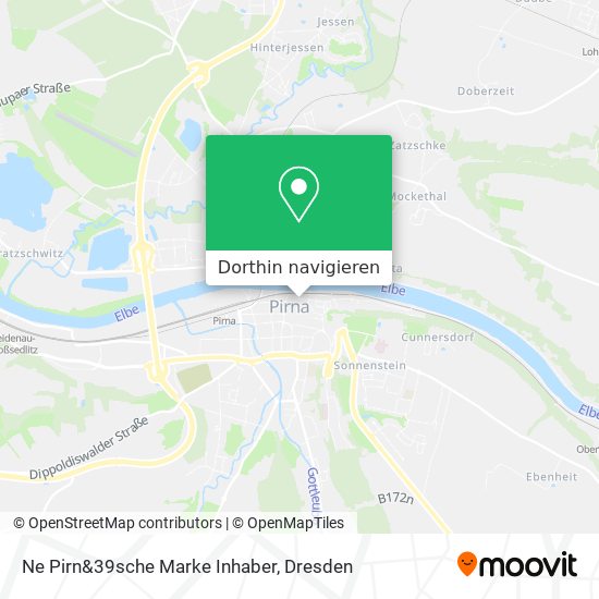 Ne Pirn&39sche Marke Inhaber Karte
