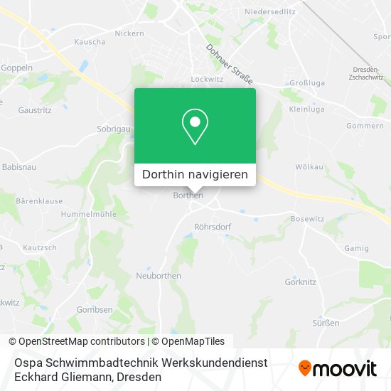 Ospa Schwimmbadtechnik Werkskundendienst Eckhard Gliemann Karte