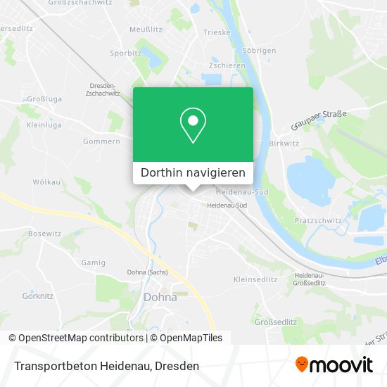 Transportbeton Heidenau Karte