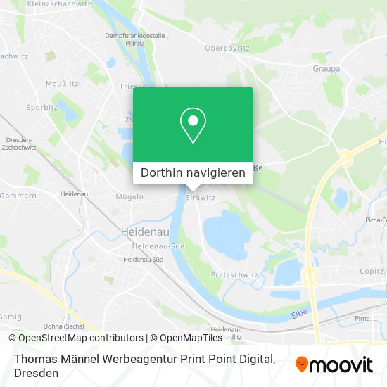 Thomas Männel Werbeagentur Print Point Digital Karte