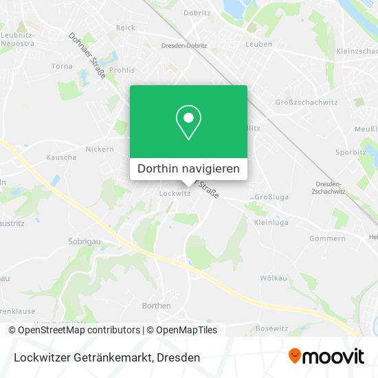 Lockwitzer Getränkemarkt Karte