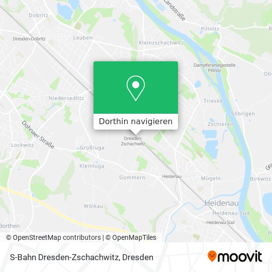 S-Bahn Dresden-Zschachwitz Karte