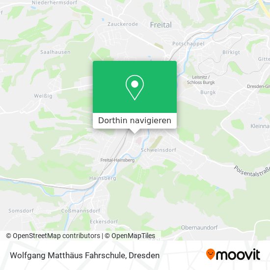 Wolfgang Matthäus Fahrschule Karte