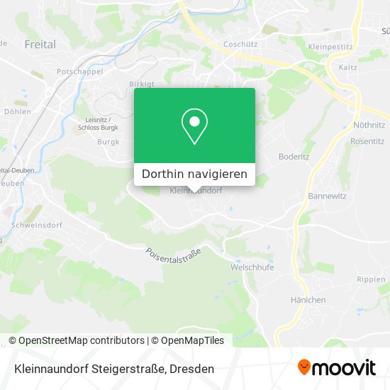 Kleinnaundorf Steigerstraße Karte