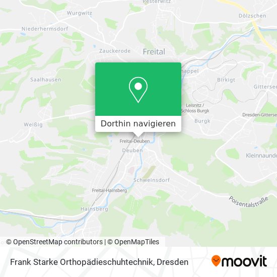 Frank Starke Orthopädieschuhtechnik Karte