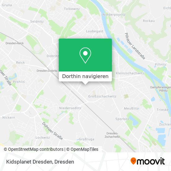 Kidsplanet Dresden Karte