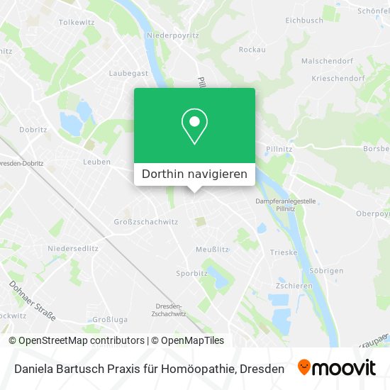 Daniela Bartusch Praxis für Homöopathie Karte