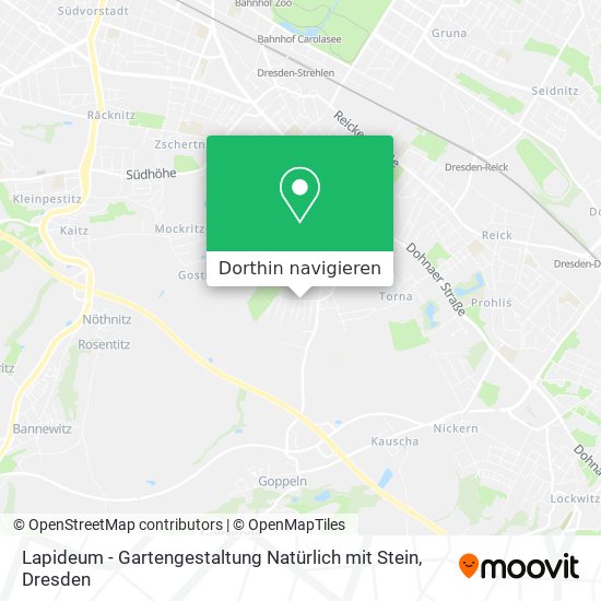 Lapideum - Gartengestaltung Natürlich mit Stein Karte