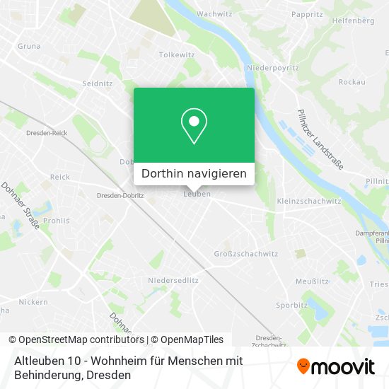Altleuben 10 - Wohnheim für Menschen mit Behinderung Karte