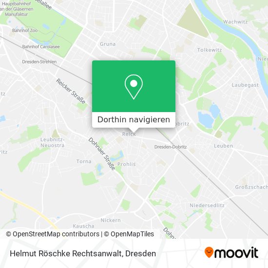 Helmut Röschke Rechtsanwalt Karte