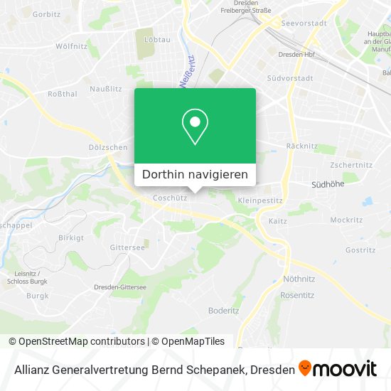 Allianz Generalvertretung Bernd Schepanek Karte