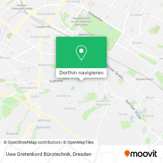 Uwe Gretenkord Bürotechnik Karte