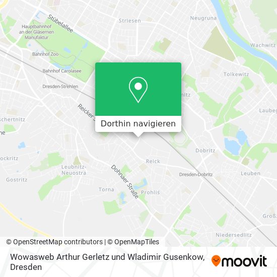 Wowasweb Arthur Gerletz und Wladimir Gusenkow Karte