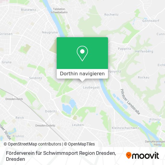 Förderverein für Schwimmsport Region Dresden Karte