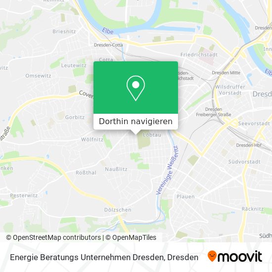 Energie Beratungs Unternehmen Dresden Karte