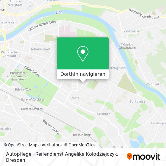 Autopflege - Reifendienst Angelika Kolodziejczyk Karte