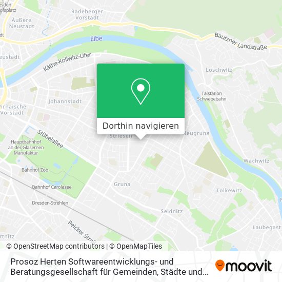 Prosoz Herten Softwareentwicklungs- und Beratungsgesellschaft für Gemeinden, Städte und Kreise Karte