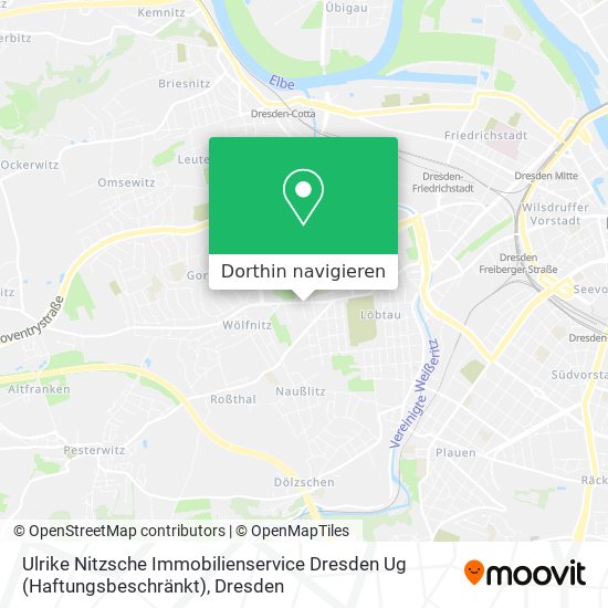 Ulrike Nitzsche Immobilienservice Dresden Ug (Haftungsbeschränkt) Karte