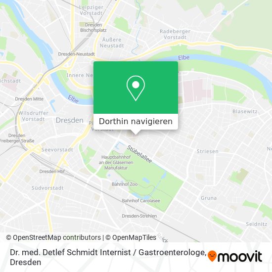Dr. med. Detlef Schmidt Internist / Gastroenterologe Karte