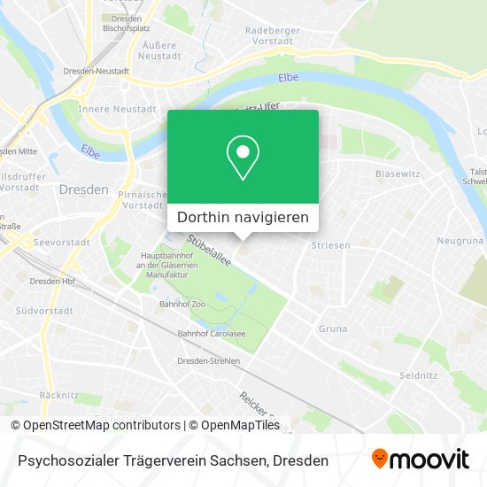 Psychosozialer Trägerverein Sachsen Karte