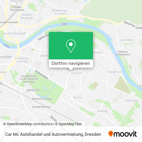 Car Mc Autohandel und Autovermietung Karte