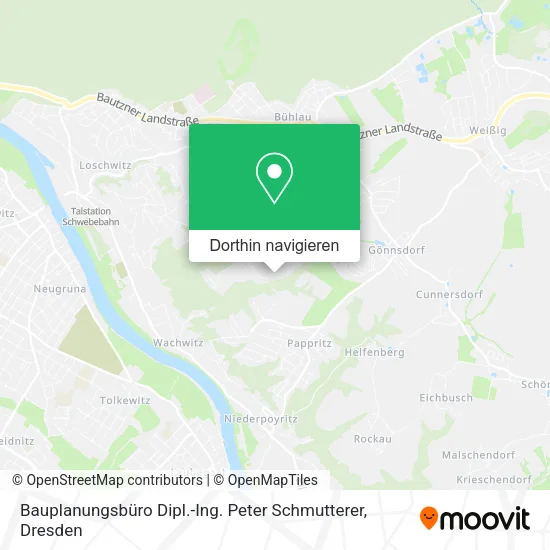Bauplanungsbüro Dipl.-Ing. Peter Schmutterer Karte